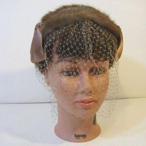 Vintage Hat Church Wedding Formal Veil  Womens